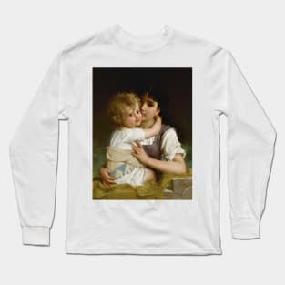 Maternal Affection by Emile Munier Long Sleeve T-Shirt